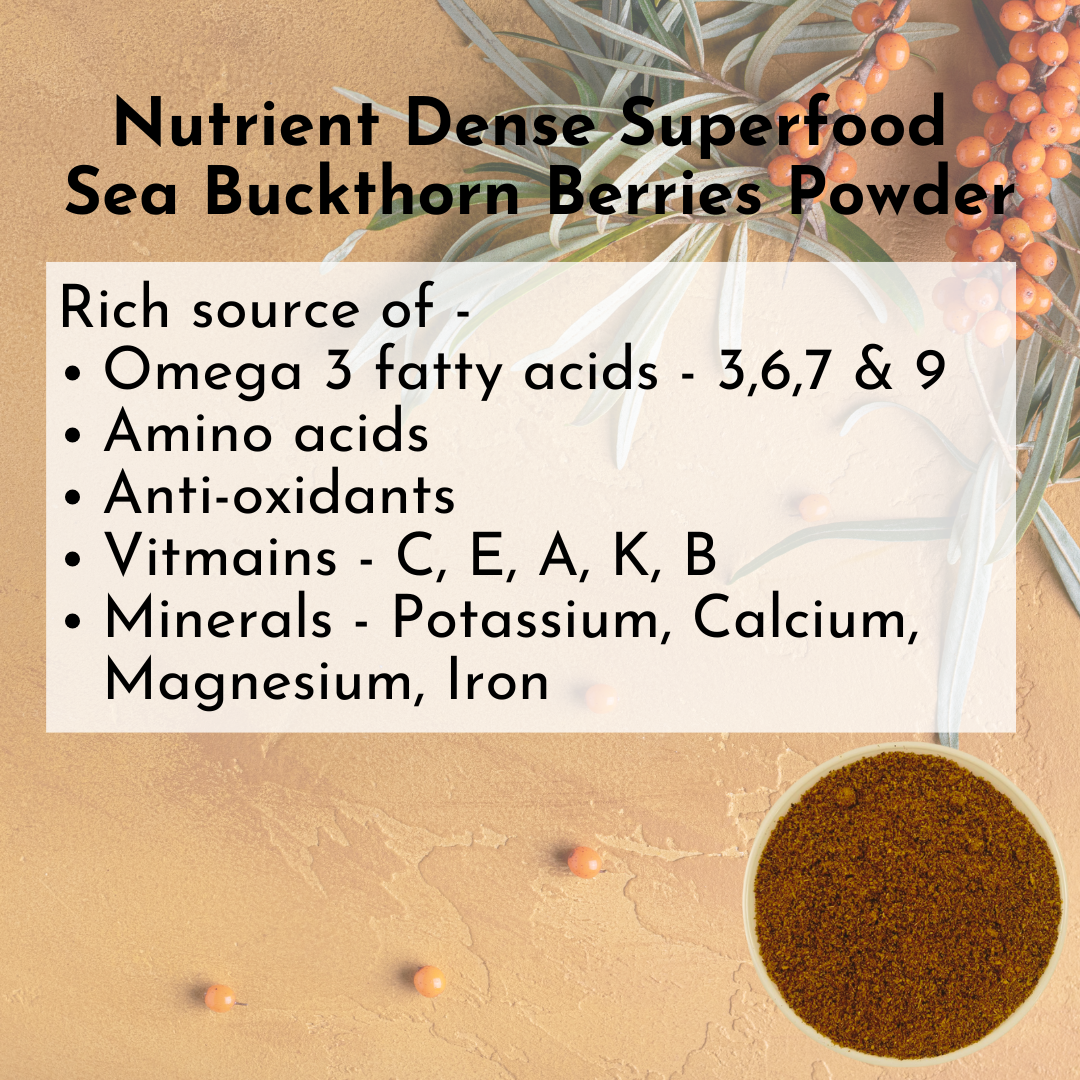 sea buckthorn powder benefits | c buck thorn