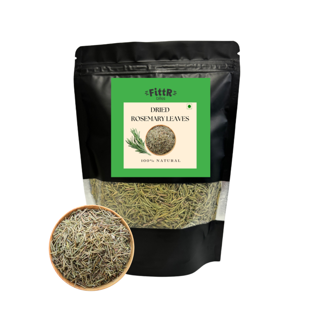 FittR Bites Dried Rosemary Leaves 175g – 100% Natural Herb in Resealable Pack