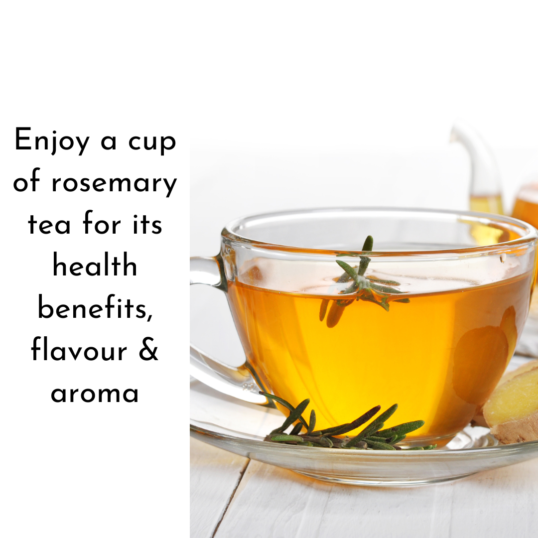 Preparing Herbal Tea with FittR Bites Dried Rosemary Leaves – Healthy Beverage