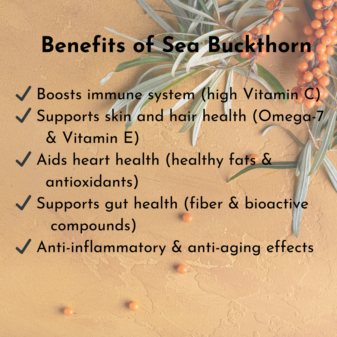 sea buckthorn powder benefits for skin | fittrbites