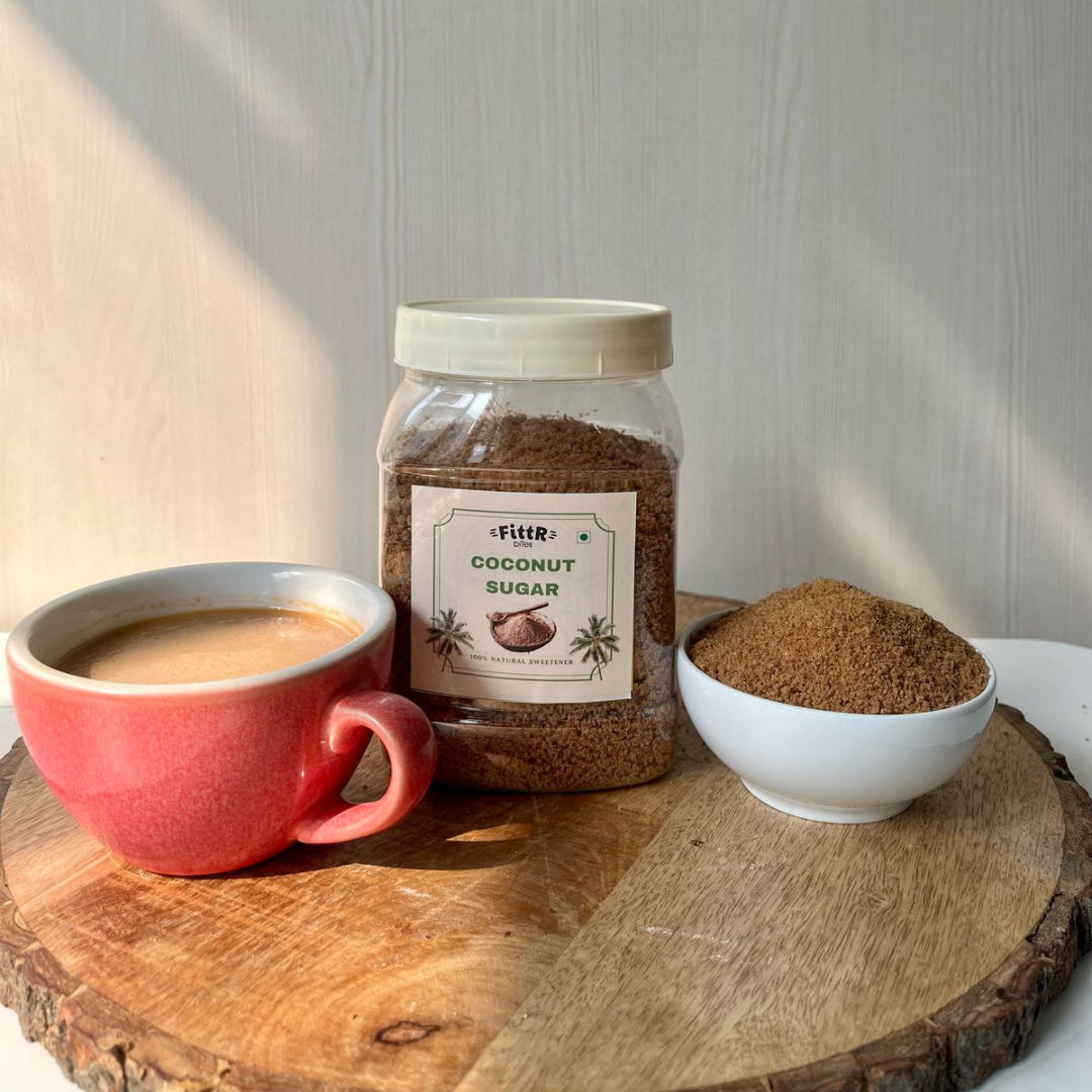FittR Bites Coconut Sugar in Kitchen – Ideal for Healthy Baking and Cooking
