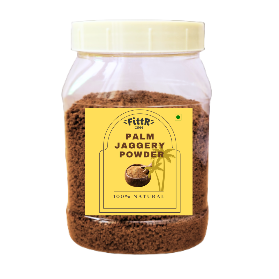 FittR Bites Natural Palm Jaggery 325g – 100% Pure Karupatti Sweetener Front Pack Image