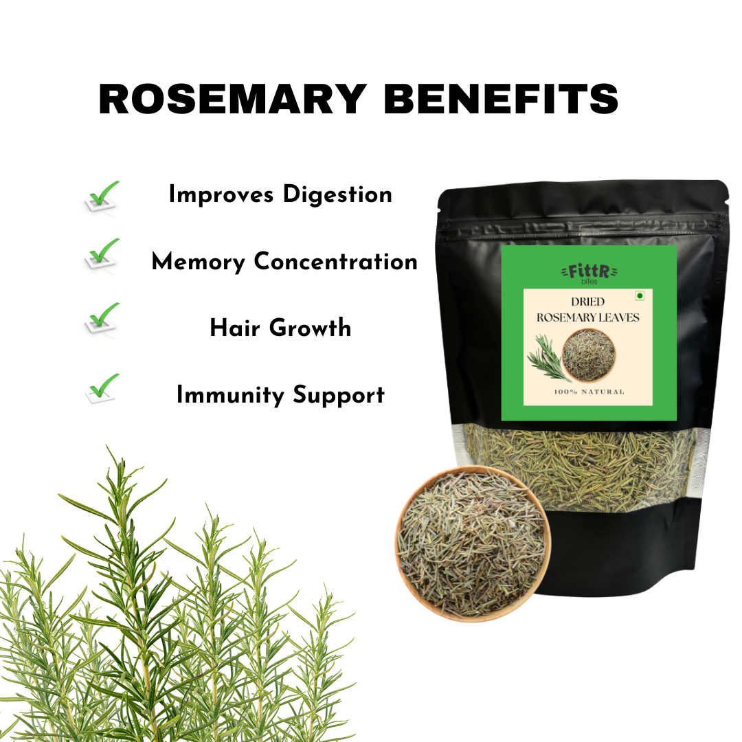 Rosemary Dried Leaves for Hair Growth, Seasoning, Tea (175 g)